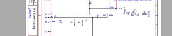 Doosan Electric Pallet Truck LEDH20 MPS ACX Schematic Diagram DE 2