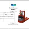 Doosan Electric Pallet Truck LEDS 16 14 C Part Book 03.2014 EN DE 1