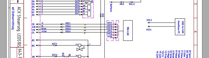 Doosan Electric Pallet Truck LEDS10S ACX Schematic Diagram DE 1