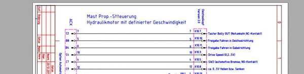 Doosan Electric Pallet Truck LEDS10S ACX Schematic Diagram DE 2