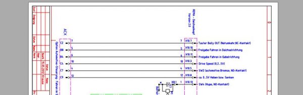 Doosan Electric Pallet Truck LEDS16i ACX Schematic Diagram DE 2