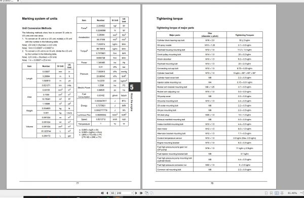 Doosan Engine D160S 7 DL06 Tier4 Final Service Manual SB4447E00 2