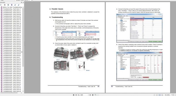 Doosan Forklift Electric 7 Series Troubleshooting Fault Codes 2