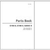 Doosan LPG Forklift G15S 5 G18S 5 G20SC 5 Part Book SB1130E08 1