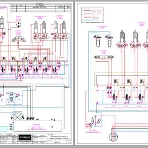 Exodus Material Handler MX447 Hydraulic Schematic 2012 1