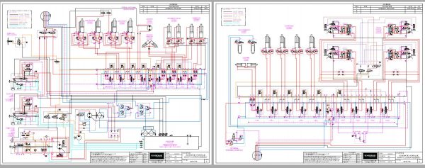 Exodus Material Handler MX447 Hydraulic Schematic 2012 1