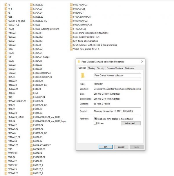 Fassi Cranes PDF Use and Maintenance Hydraulic and Electric Schematics All Model CD 1