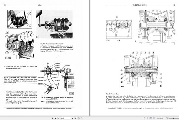 Fiat Allis Crawler Dozer 10 C Service Manual 60406181 3