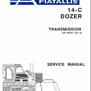Fiat Allis Crawler Dozer 14C Set Service Manual 2
