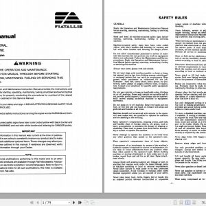 Fiat Allis Crawler Dozer 8 8 B Service Manual 60406223 1