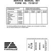 Fiat Allis Crawler Dozer FL7 FL7B Service Manual 1