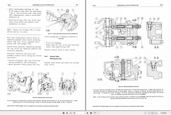 Fiat Allis Crawler Dozer FL9 Service Manual 2