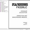 Fiat Allis Crawler Excavator FX220LC Operation and Maintenance Manual 59822020 1