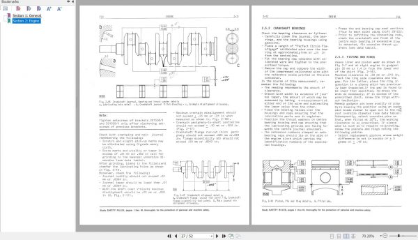 Fiat Allis Crawler Loader FL9 General Engine Service Manual 60406052 2