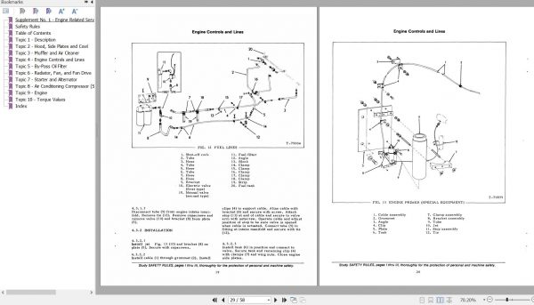 Fiat Allis Crawler Tractor 31 Engine Related Components Service Manual 73114991 2