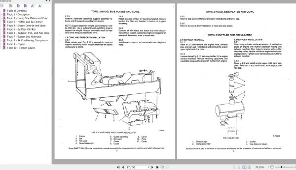 Fiat Allis Crawler Tractor FD40B Engine Related Service Manual 73157200 2