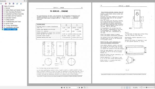Fiat Allis Engine 8205 Service Manual 60406243 3