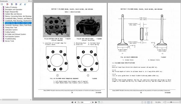 Fiat Allis Engine 8285 Service Manual 73150208 2
