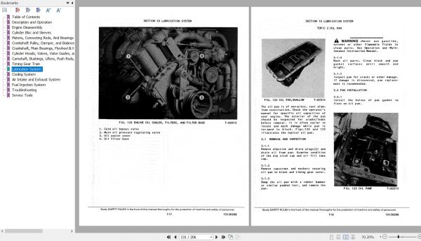 Fiat Allis Engine 8285 Service Manual 73150208 3