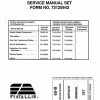 Fiat Allis Motograder 65B Service Manual 1