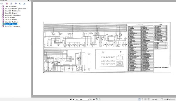Fiat Allis Tractor Loader Backhoe FT110 Service Manual 75128709 3