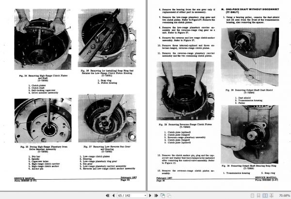 Fiat Allis Wheel Loader 745 745H Service Manual 2