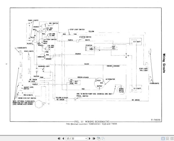 Fiat Allis Wheel Loader 745 745H Service Manual 3