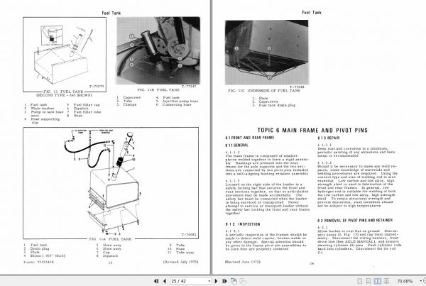 Fiat Allis Wheel Loader 745B Service Manual 2