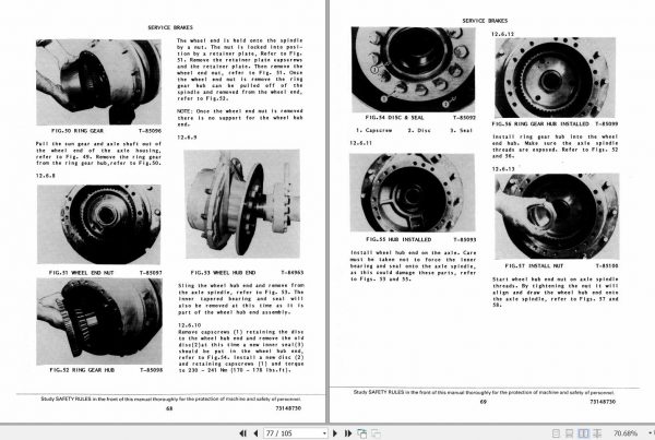 Fiat Allis Wheel Loader FR10 FR12 Service Manual 3