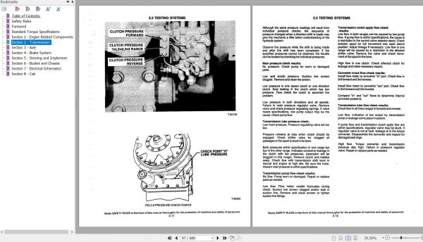 Fiat Allis Wheel Loader FR9B FR9C FR90 Service Manual 73154837 2