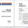 Fiat Allis Wheel Loader FW130 Parts Catalog 60401226 EN IT FR DE ES 1
