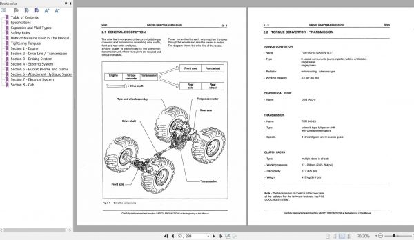 Fiat Allis Wheel Loader FW90 Service Manual 60402221 2