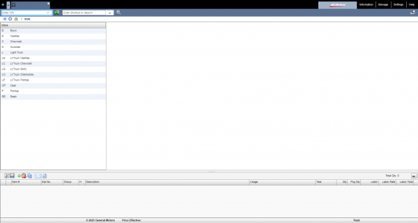 General GMIO Motors China Region EPC 10.2021 Spare Parts Catalog 1