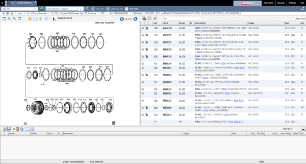 General GMIO Motors China Region EPC 10.2021 Spare Parts Catalog 6