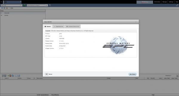 General GMIO Motors Vietnam Region EPC 10.2021 Spare Parts Catalog 2b69684805cb45199