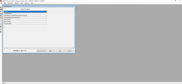 HONDA EPC GENERAL 11.2021 SPARE PARTS CATALOG DVD 4