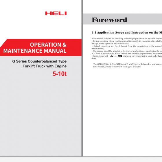 Heli Forklift Electric Trucks (Front Drive) G2 Series CPD1520SQ
