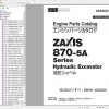 Hitachi Excavator Series 5 ZX5 2021 21.1GB Technical Manual Part Catalog Circuit Diagram DVD 16