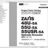 Hitachi Excavator Series 5 ZX5 2021 21.1GB Technical Manual Part Catalog Circuit Diagram DVD 2