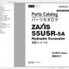 Hitachi Excavator Series 5 ZX5 2021 21.1GB Technical Manual Part Catalog Circuit Diagram DVD 3