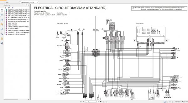 Hitachi Excavator Series 5 ZX5 2021 21.1GB Technical Manual Part Catalog Circuit Diagram DVD 5