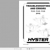 Hyster Forklift Class 3 E439 P2.0S P2.5S P3.0S Europe Service Manual 1