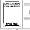 Hyster Forklift Class 5 A3B4 F35UT F50UT F70UT Service Manual 1