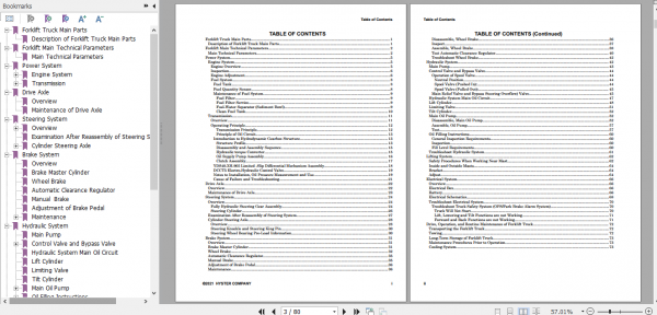 Hyster Forklift Class 5 A3B4 F35UT F50UT F70UT Service Manual 2