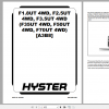 Hyster Forklift Class 5 A3B8 F1.8UT 4WD F2.5UT 4WD F3.5UT 4WD Europe Service Manual 1