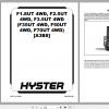 Hyster Forklift Class 5 A3B8 F35UT 4WD F50UT 4WD F70UT 4WD Service Manual 1