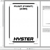 Hyster Forklift Class 5 A3B9 F100UT Service Manual 1
