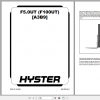 Hyster Forklift Class 5 A3B9 F5.0UT Europe F100UT Service Manual 1