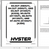 Hyster Forklift Class 5 A3C6 H80UT H90UT H100UT Service Manual 2