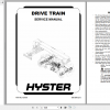Hyster Forklift Class 5 F222 EMEA EU Service Manual 1